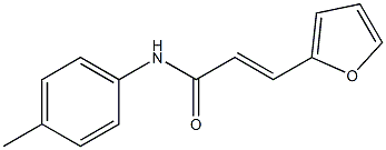 (E)-3-(furan-2-yl)-N-(p-tolyl)acrylamide Structure