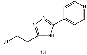 2-(5-(pyridin-4-yl)-1H-1,2,4-triazol-3-yl)ethanamine Structure