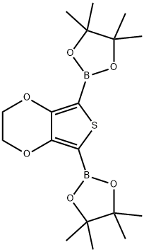 Thieno[3,4-b]-1,4-dioxin, 2,3-dihydro-5,7-bis(4,4,5,5-tetramethyl-1,3,2-dioxaborolan-2-yl) Structure