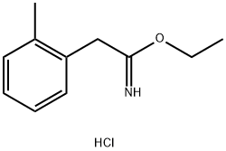 ethyl 2-(2-methylphenyl)ethanecarboximidate hydrochloride 구조식 이미지