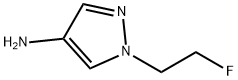 1-(2-Fluoro-ethyl)-1H-pyrazol-4-ylamine 구조식 이미지
