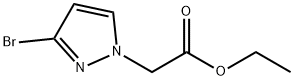 (3-Bromo-pyrazol-1-yl)-acetic acid ethyl ester Structure