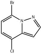 7-Bromo-4-chloropyrazolo[1,5-a]pyridine Structure