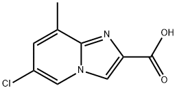 6-Chloro-8-methyl-imidazo[1,2-a]pyridine-2-carboxylic acid Structure