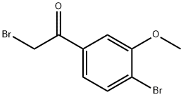 2-BROMO-1-(4-BROMO-3-METHOXYPHENYL)ETHANONE Structure