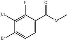 Methyl 4-bromo-3-chloro-2-fluorobenzoate Structure