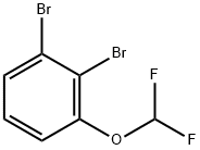 1,2-dibromo-3-(difluoromethoxy)benzene 구조식 이미지