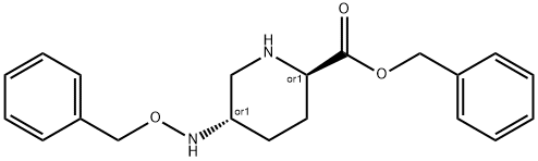 (2S,5R)-benzyl 5-((benzyloxy)amino)piperidine-2-carboxylate Structure