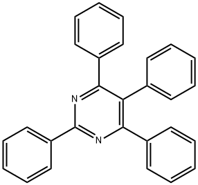 2,4,5,6-tetraphenylpyrimidine 구조식 이미지