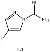 4-FLUORO-1H-PYRAZOLE-1-CARBOXIMIDAMIDE HCL 구조식 이미지