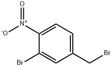 Benzene, 2-bromo-4-(bromomethyl)-1-nitro- Structure