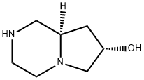 (7S,8aR)-octahydropyrrolo[1,2-a]piperazin-7-ol 구조식 이미지
