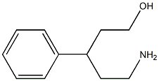 5-amino-3-phenylpentan-1-ol Structure