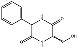 2,5-Piperazinedione, 3-(hydroxymethylene)-6-phenyl- Structure