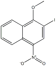 2-iodo-1-methoxy-4-nitronaphthalene Structure