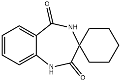 spiro[1,4-dihydro-1,4-benzodiazepine-3,1-cyclohexane]-2,5-dione 구조식 이미지