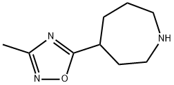 4-(3-Methyl-[1,2,4]oxadiazol-5-yl)-azepane Structure
