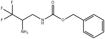 BENZYL (2-AMINO-3,3,3-TRIFLUOROPROPYL)CARBAMATE Structure