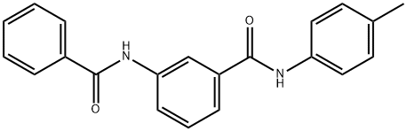 N-(4-methylphenyl)-3-[(phenylcarbonyl)amino]benzamide Structure