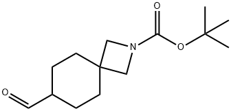 tert-butyl 7-formyl-2-azaspiro[3.5]nonane-2-carboxylate Structure