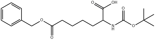 Boc-RS-2-Aminopimelic acid 7-(phenylmethyl) ester 구조식 이미지