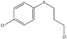 Benzene,1-chloro-4-[(3-chloropropyl)thio]- Structure