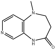 5-Methyl-5,6,7,9-tetrahydro-2,5,9-triaza-benzocyclohepten-8-one 구조식 이미지