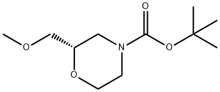 (S)-tert-butyl 2-(methoxymethyl)morpholine-4-carboxylate Structure