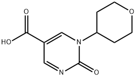 1-(Oxan-4-yl)-2-oxo-1,2-dihydropyrimidine-5-carboxylic acid Structure