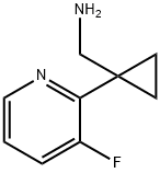 [1-(3-Fluoropyridin-2-yl)cyclopropyl]methanamine Structure