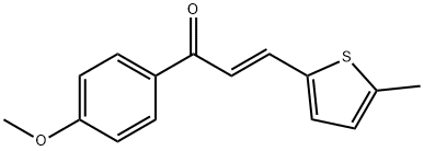 (2E)-1-(4-methoxyphenyl)-3-(5-methylthiophen-2-yl)prop-2-en-1-one Structure