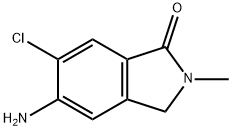 5-AMINO-6-CHLORO-2-METHYLISOINDOLIN-1-ONE 구조식 이미지