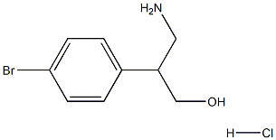 3-amino-2-(4-bromophenyl)propan-1-ol:hydrochloride Structure