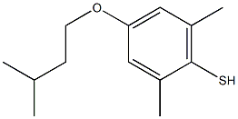 2,6-dimethyl-4-(3-methylbutoxy)benzenethiol Structure