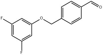 4-[(3,5-Difluorophenoxy)methyl]benzaldehyde Structure