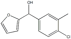 (4-chloro-3-methylphenyl)-(furan-2-yl)methanol 구조식 이미지