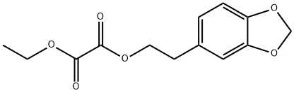 2-(BENZO[D][1,3]DIOXOL-5-YL)ETHYL ETHYL OXALATE Structure