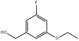 3-Ethoxy-5-fluorobenzyl alcohol 구조식 이미지