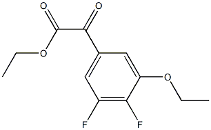 Ethyl 4,5-difluoro-3-ethoxybenzoylformate Structure