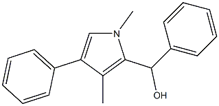 (1,3-DIMETHYL-4-PHENYL-1H-PYRROL-2-YL)(PHENYL)METHANOL Structure