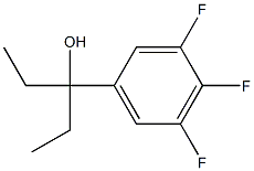 3-(3,4,5-trifluorophenyl)pentan-3-ol Structure