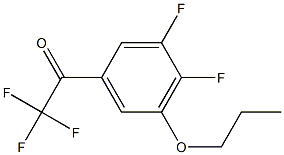 1-(3,4-difluoro-5-propoxyphenyl)-2,2,2-trifluoroethanone Structure