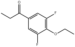 1-(4-ETHOXY-3,5-DIFLUOROPHENYL)PROPAN-1-ONE Structure