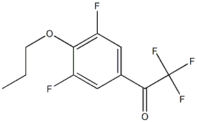 1-(3,5-difluoro-4-propoxyphenyl)-2,2,2-trifluoroethanone Structure