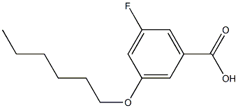 5-Fluoro-3-n-hexyloxybenzoic acid Structure