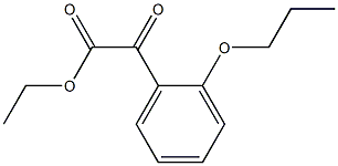 Ethyl 2-n-propoxybenzoylformate 구조식 이미지