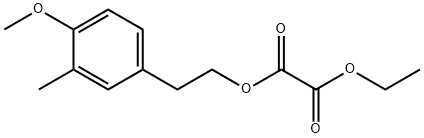 ETHYL 4-METHOXY-3-METHYLPHENETHYL OXALATE Structure