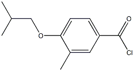 4-iso-Butoxy-3-methylbenzoyl chloride Structure