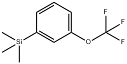 1-(Trimethylsilyl)-3-(trifluoromethoxy)benzene 구조식 이미지