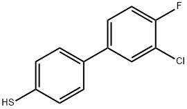 3-CHLORO-4-FLUORO-[1,1-BIPHENYL]-4-THIOL Structure